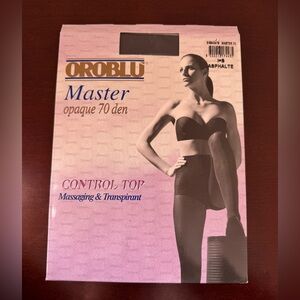 NWT OROBLU Opaque 70 Den Control Top Tights - size S